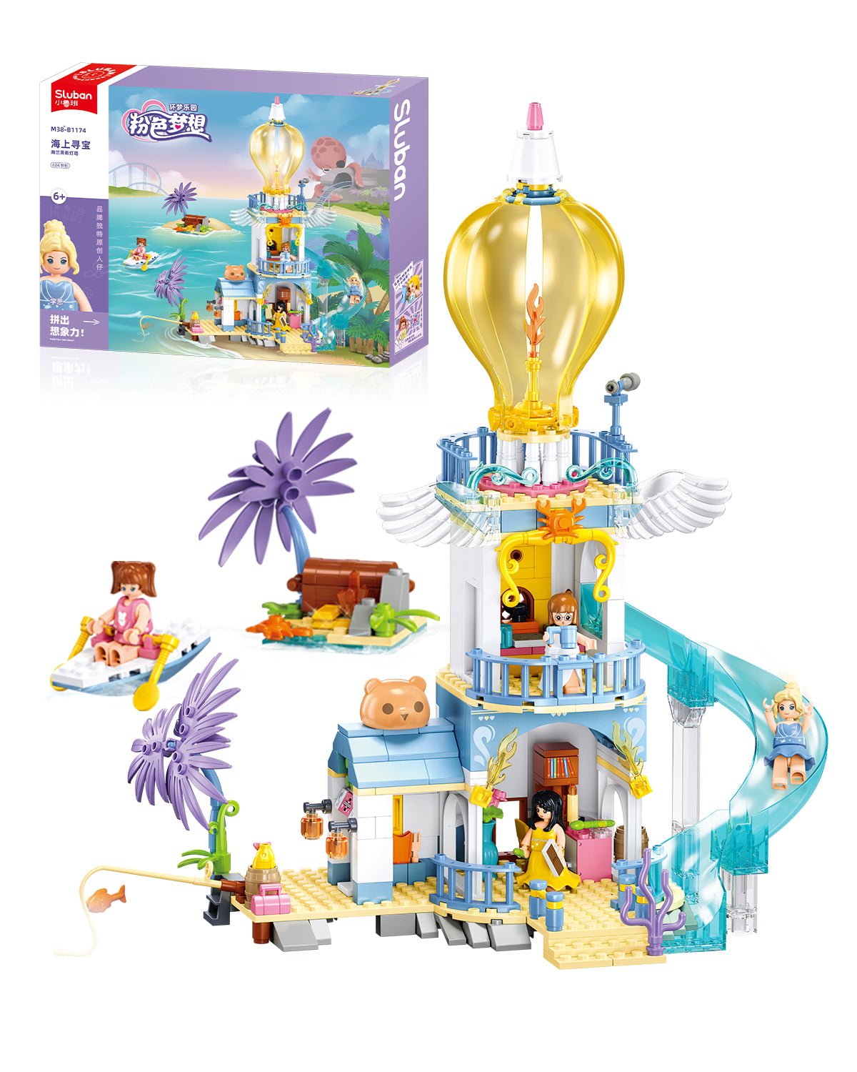 Sluban M38-B1174 Friends Beach House