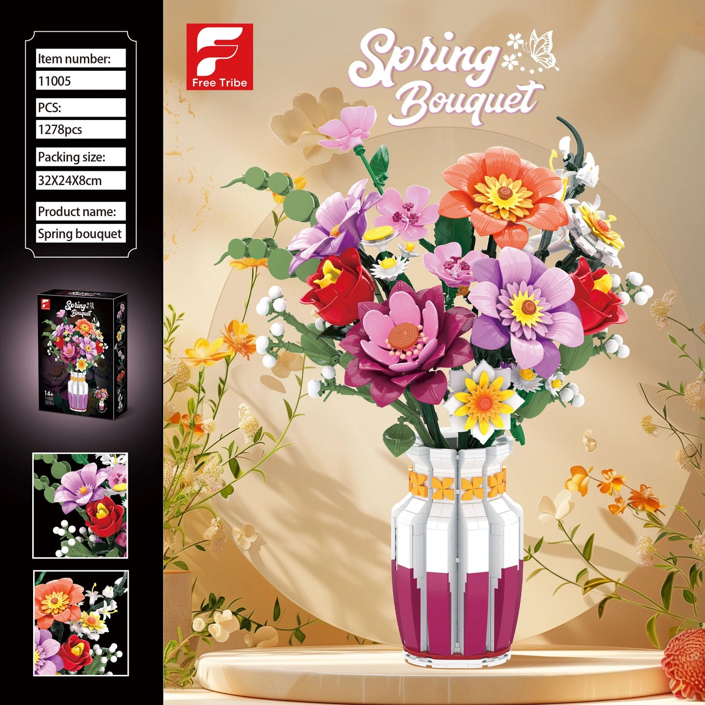 FreeTribe 11005 Spring Bouquet
