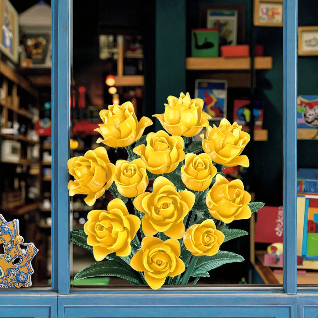 FreeTribe 11017 Yellow Rose