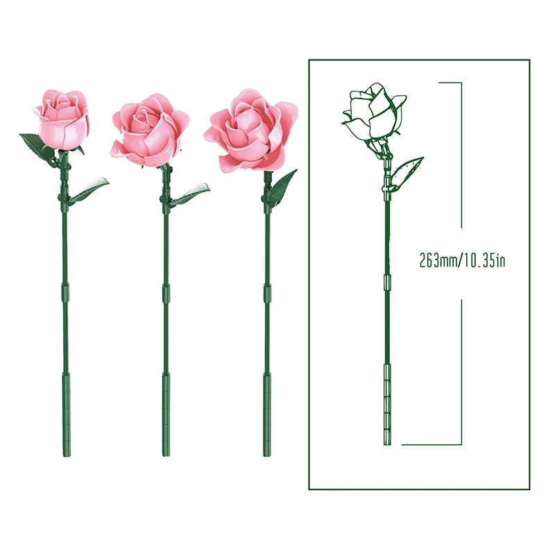 FreeTribe 11019 Pink Rose