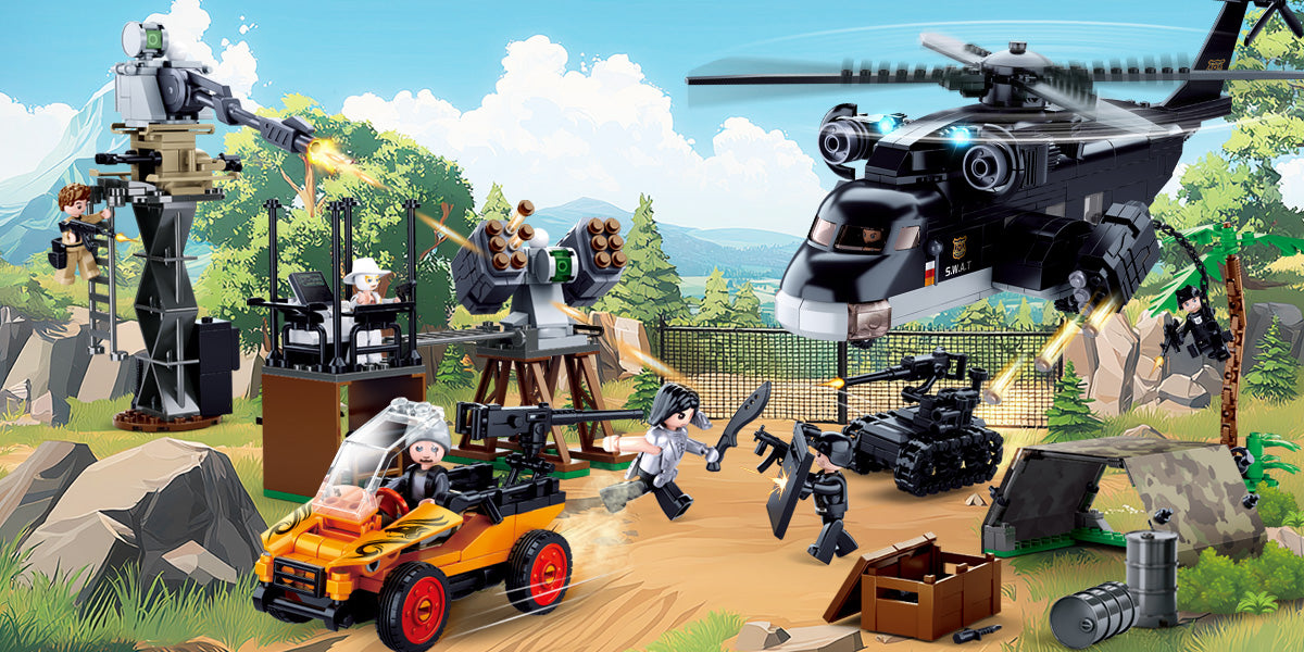 Sluban M38-B0775 SWAT Police Raid