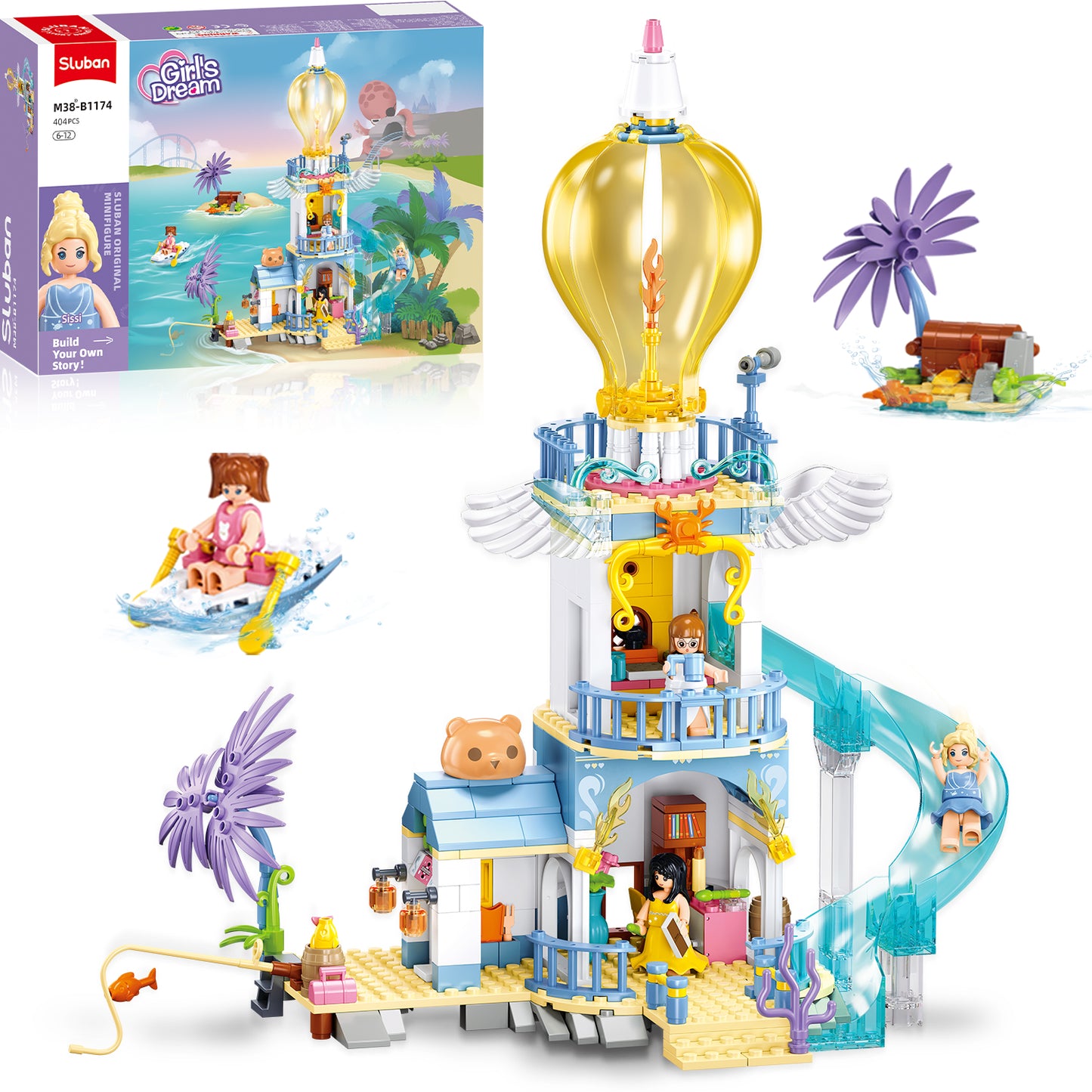 Sluban M38-B1174 Friends Beach House
