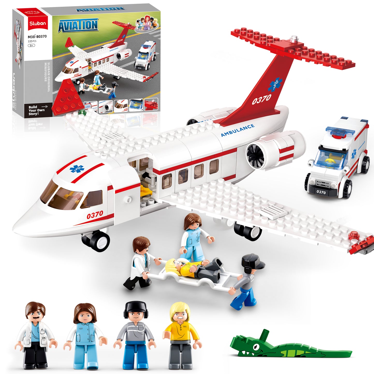 Sluban M38-B0370 City Rescue Plane