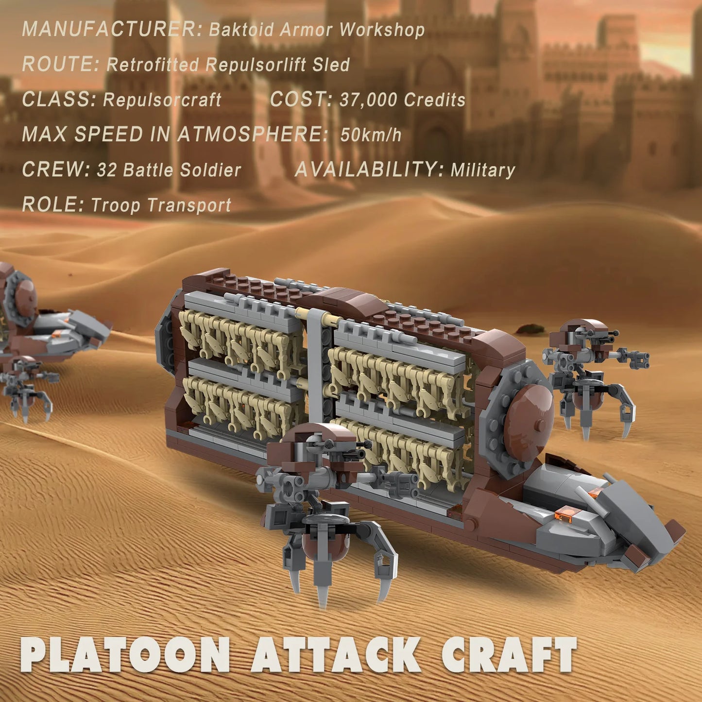 KK20002 Battle Army Troop Carrier