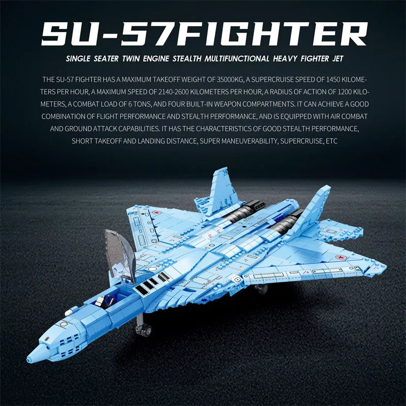 Reobrix 33030 SU-57 Fighter Jet