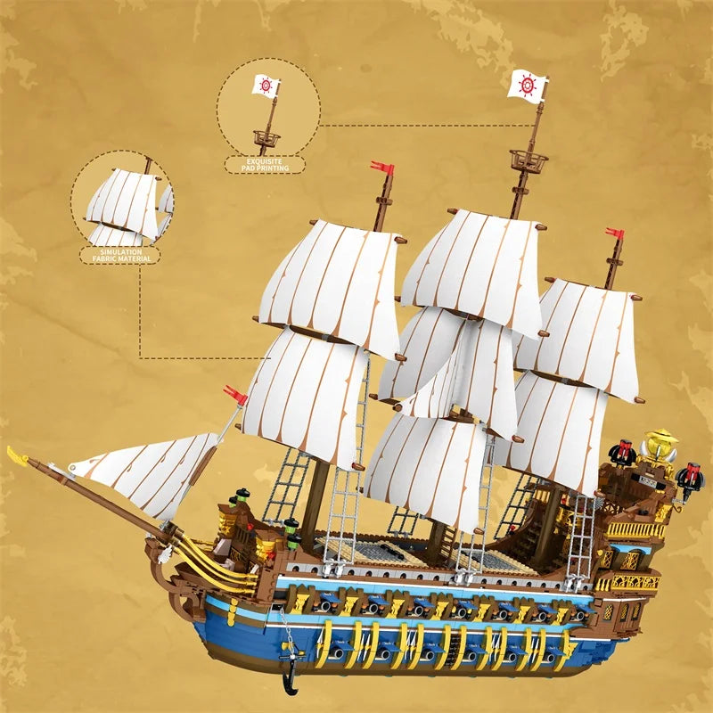 Reobrix 66011 Royal Pirate Ship