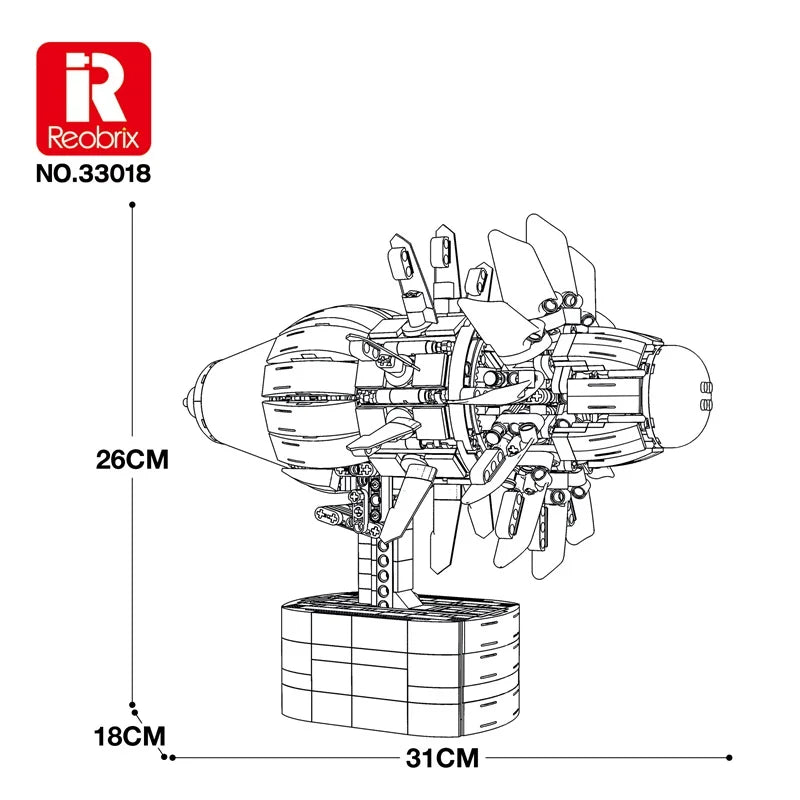 Reobrix 33018 Aircraft Engine
