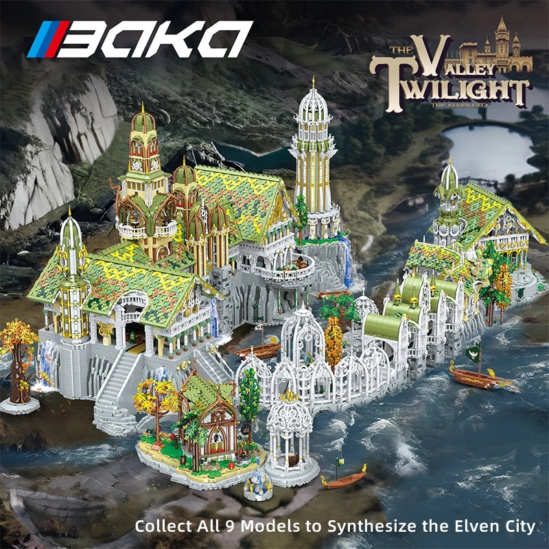 BAKA 33243 Rivendell Hall of Heroes and Harper's Tower