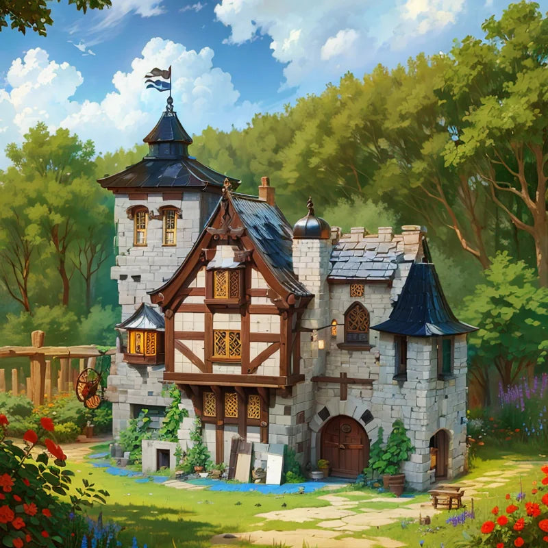 BAKA 33924 Medieval Forest Castle