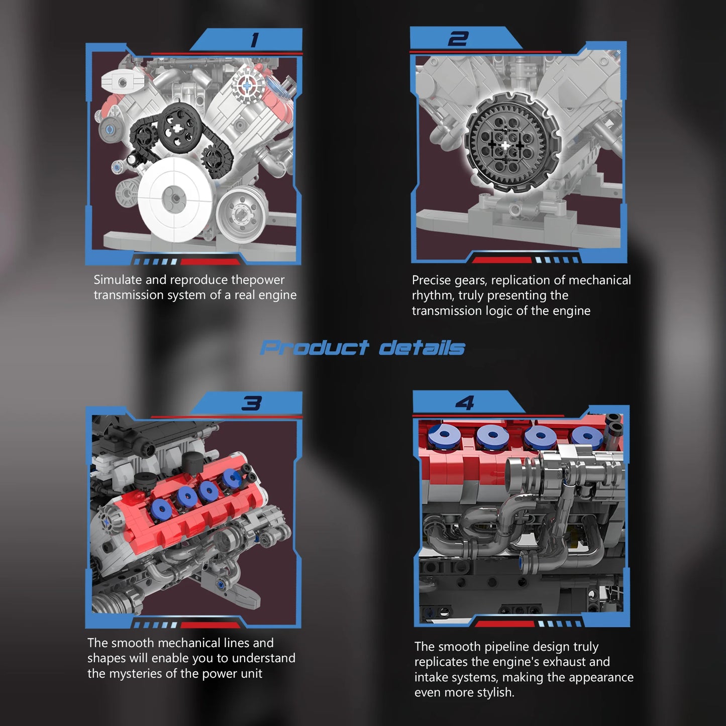 FreeTribe 36302 Ferrari SF90 engine