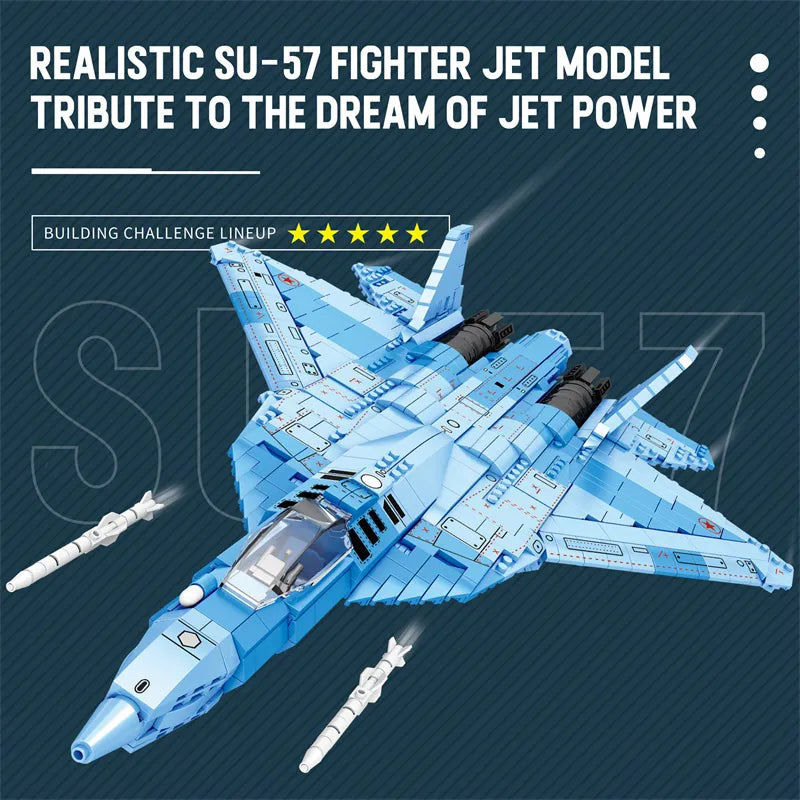 Reobrix 33030 SU-57 Fighter Jet