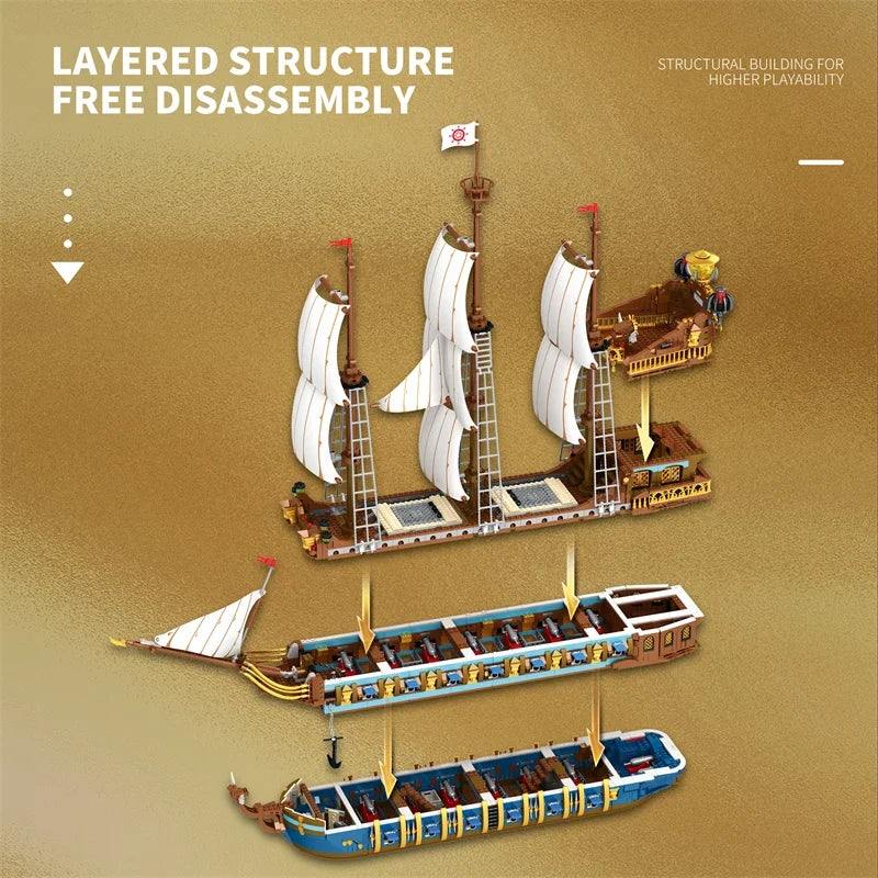 Reobrix 66011 Royal Pirate Ship