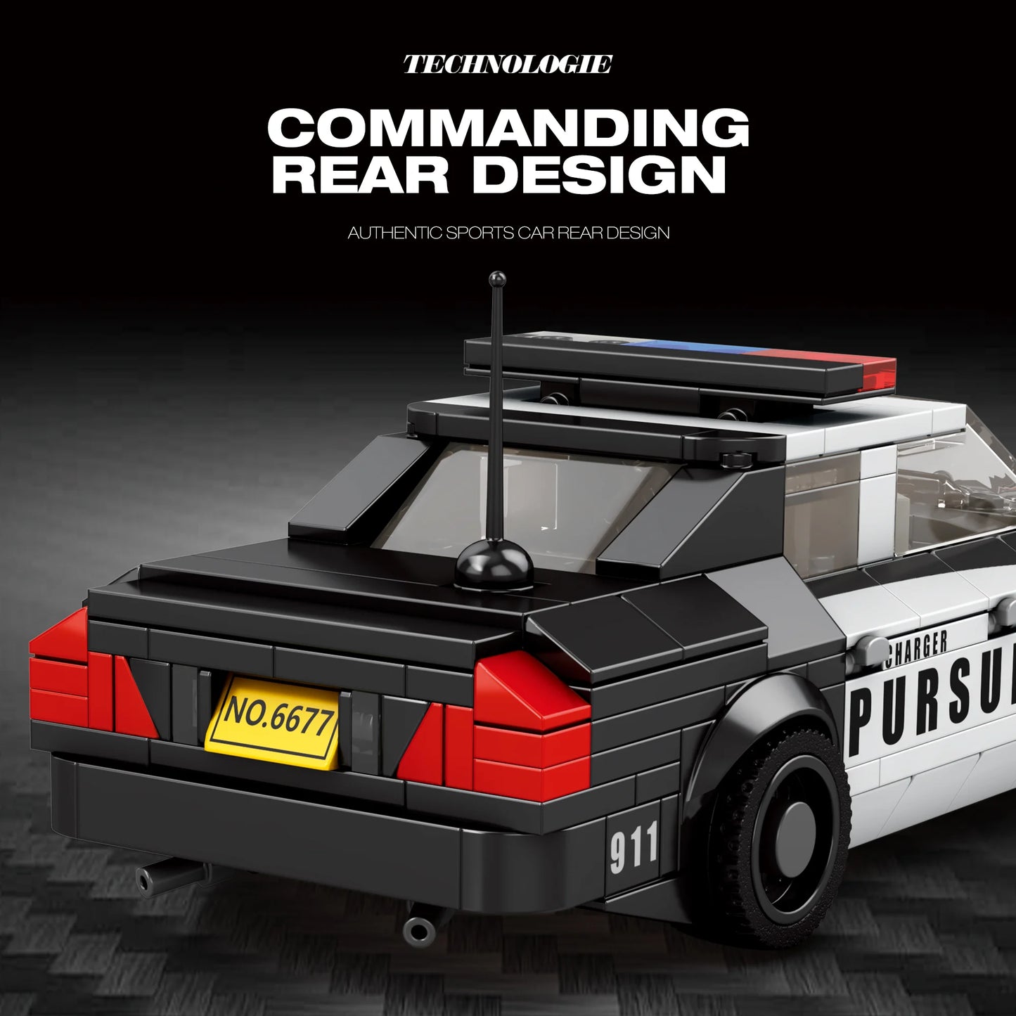 Reobrix 816 Dodge Police Car