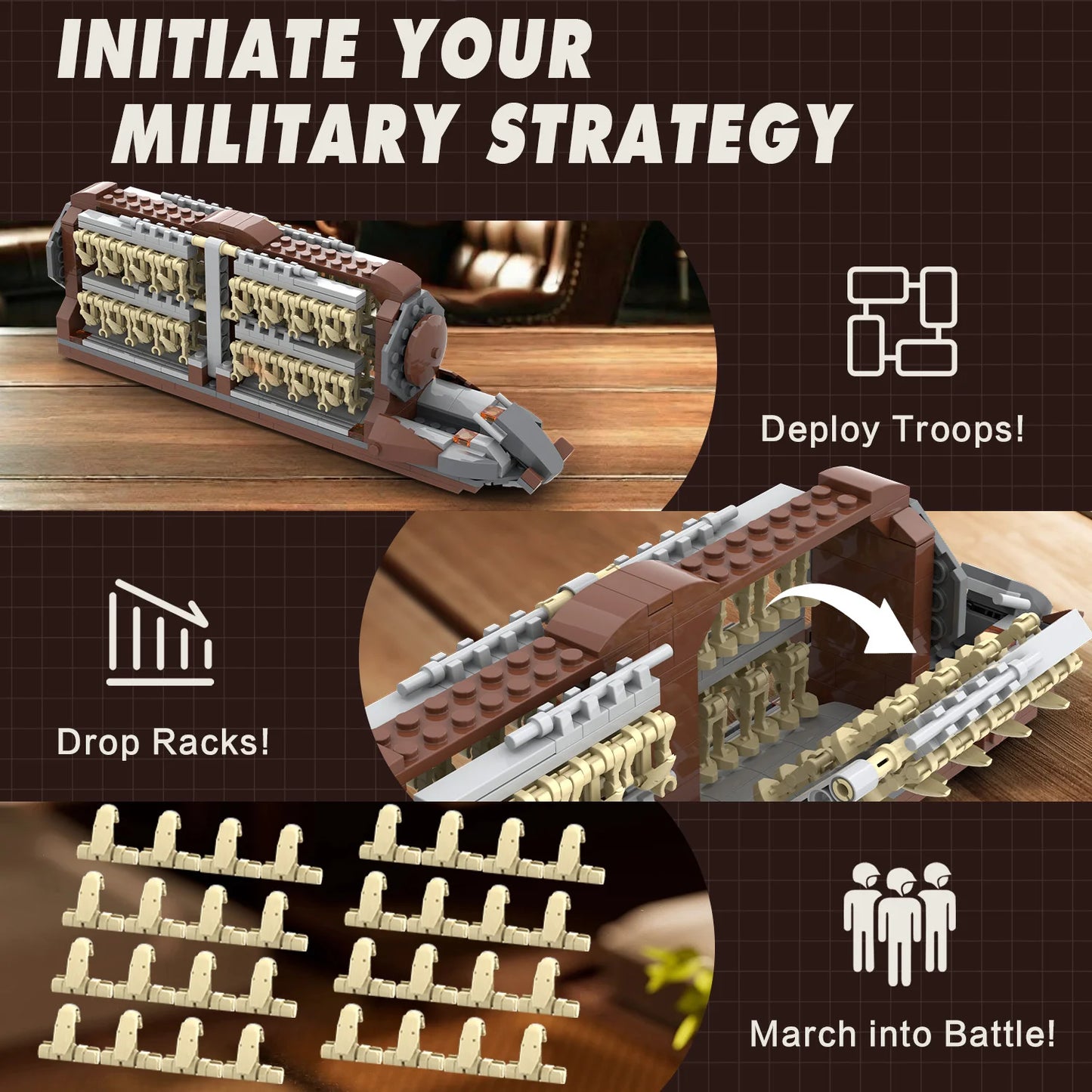 KK20002 Battle Army Troop Carrier