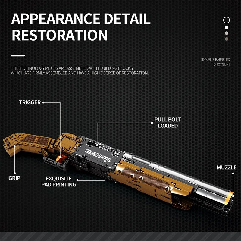 Reobrix 77028 Double Barreled Shotgun