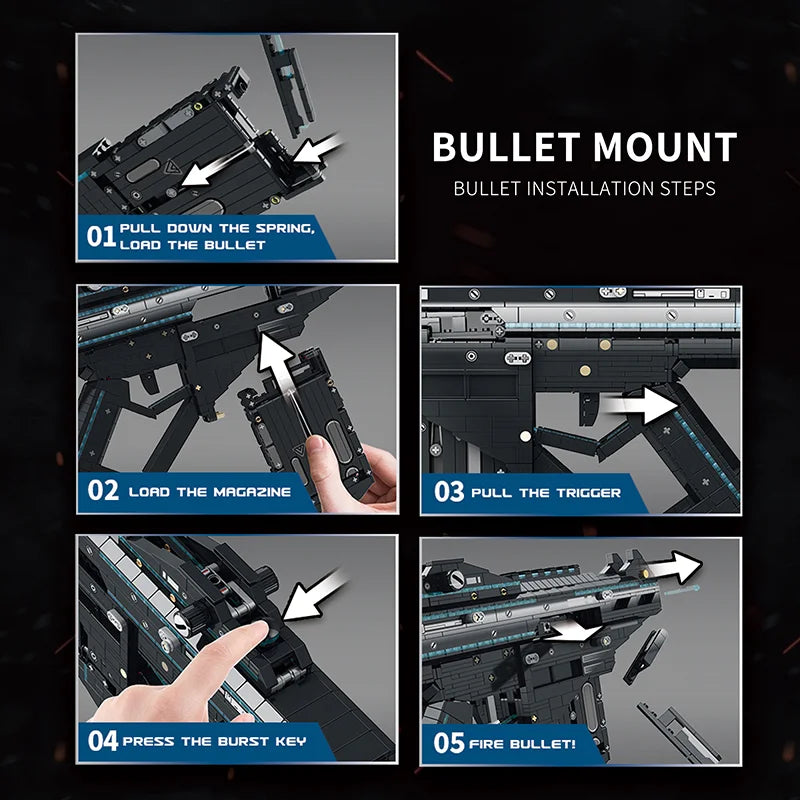Reobrix 77007 Submachine Gun