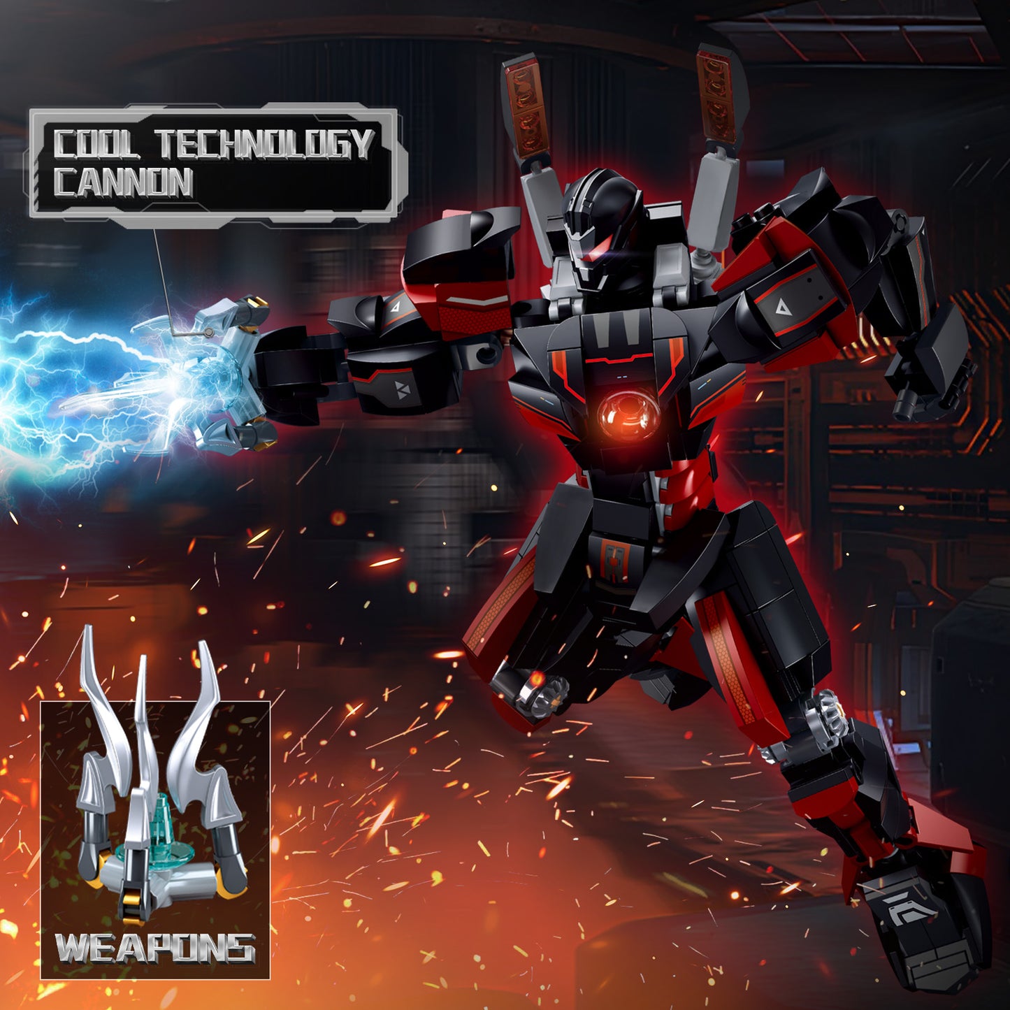 Sluban M38-B1120 Samurai Mech Robot