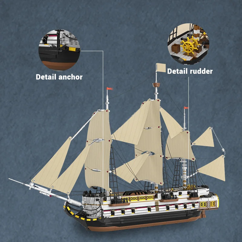 Reobrix 66048 Endeavour Sailing Ship