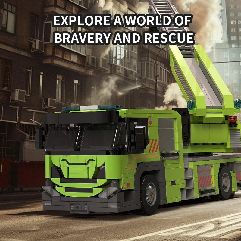 Xbert 66038 Turntable Ladder Fire Engine