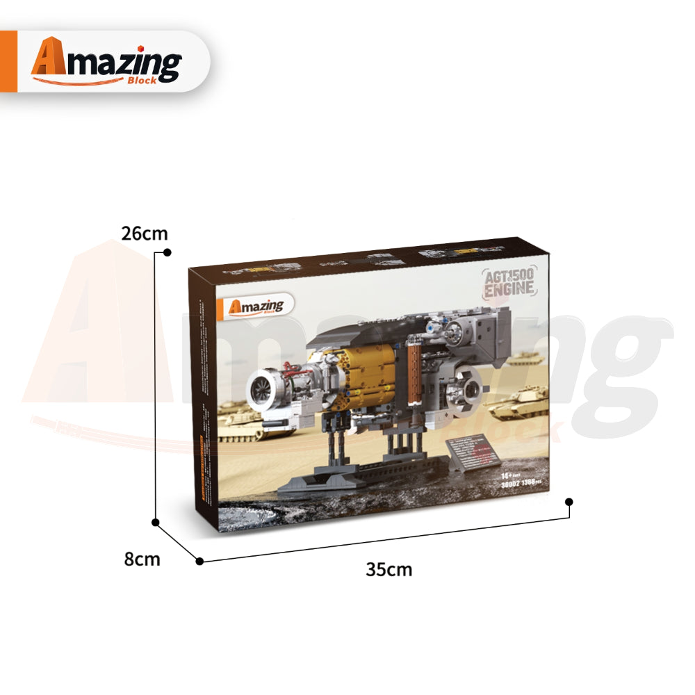 AmazingBlock 30002 The AGT1500 M1A1 Tank Engine
