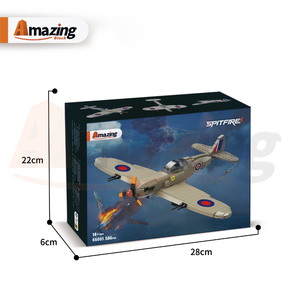 AmazingBlock 66001 The Spitfire Fighter