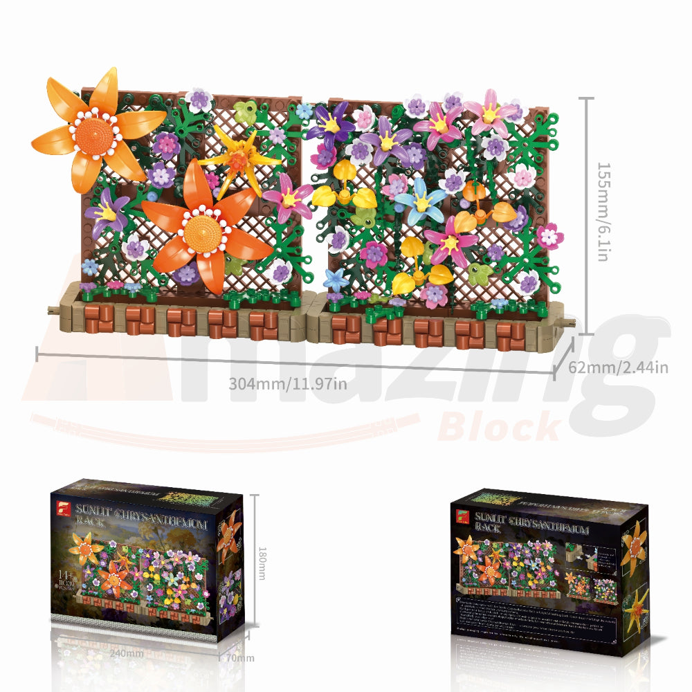 FreeTribe 11039 The Sunlit Flower Rack