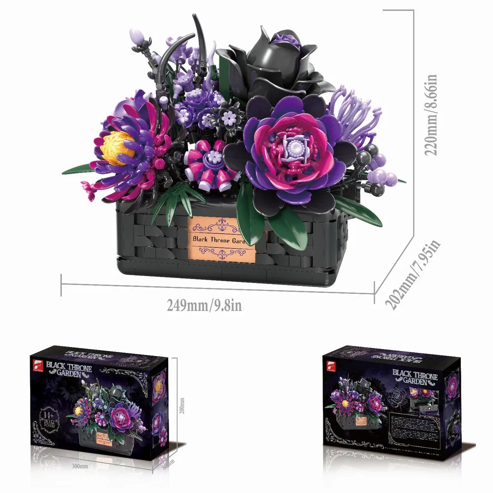FreeTribe ZYBL-11042 The Twilight Throne: Phantom Flower Basket