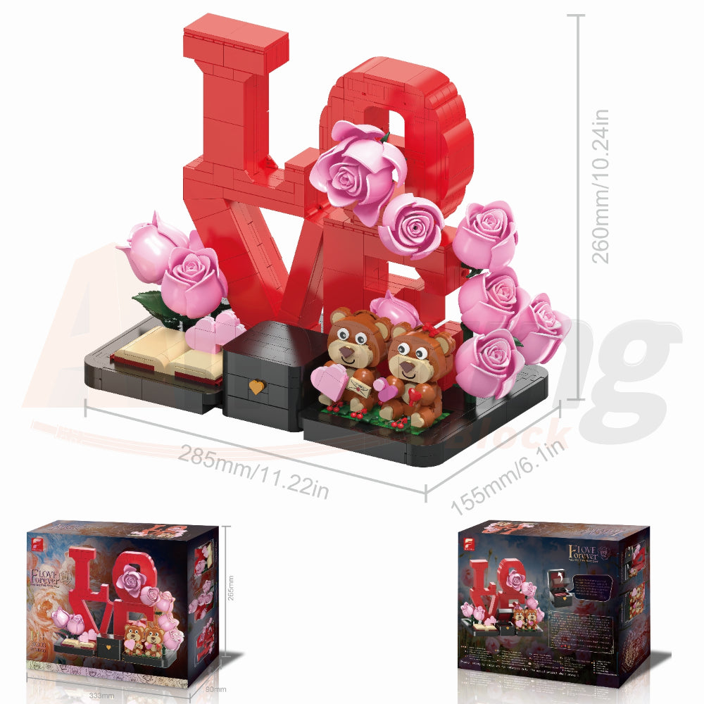 FreeTribe 31003 The Rose Love Letter