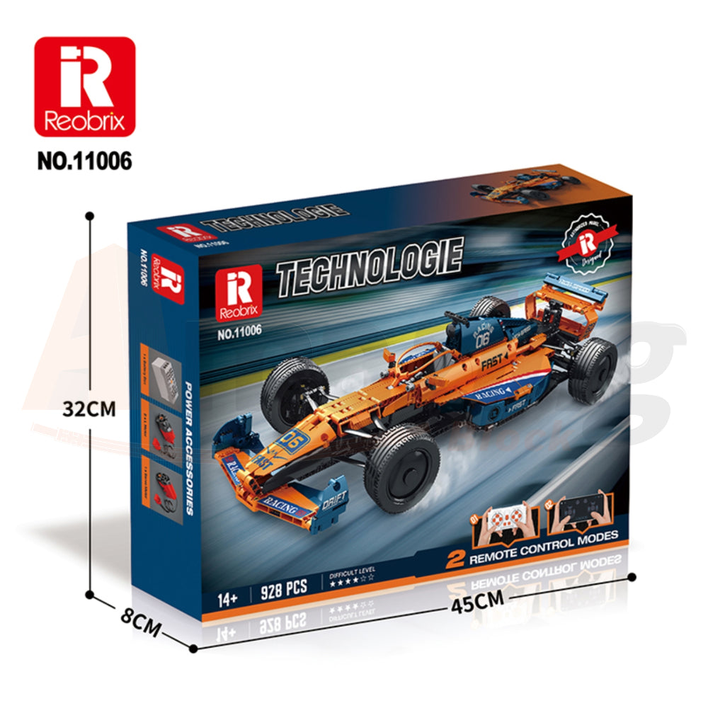 Reobrix 11006-D The 1:8 Scale McLaren F1 Car (Motorized Model)