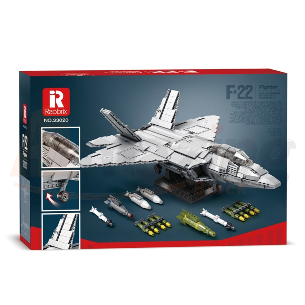 Reobrix 33020 The F-22 Fighter