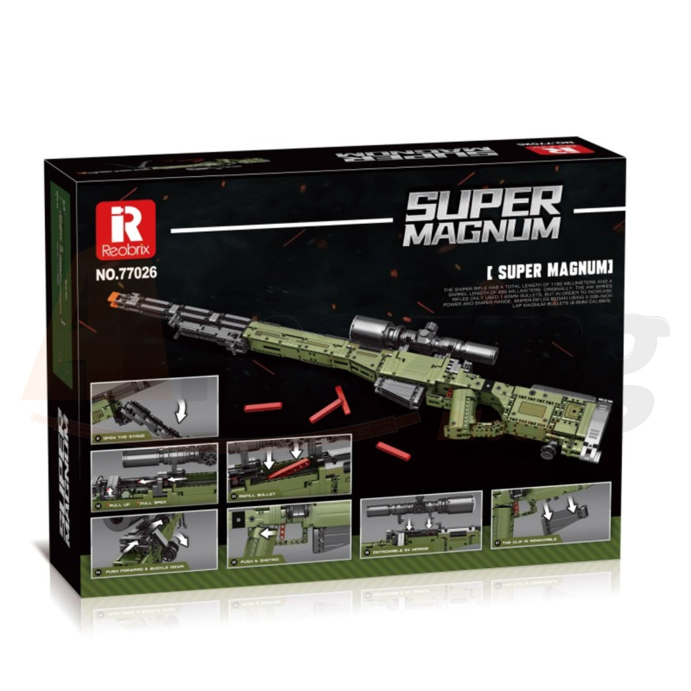 Reobrix 77026 The AWM Sniper Rifle