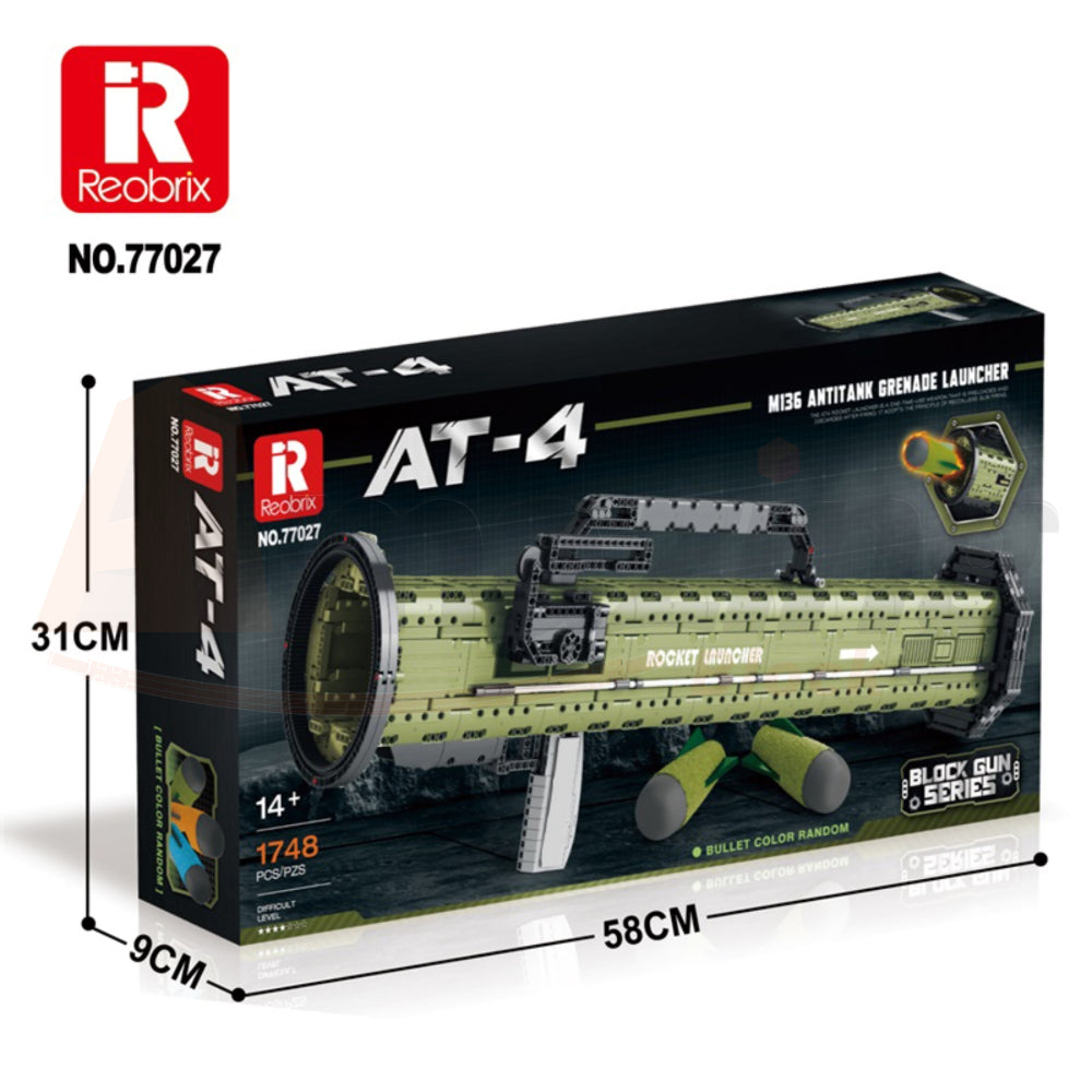 Reobrix 77027 The AT-4 M136 Antitank Grenade Launcher