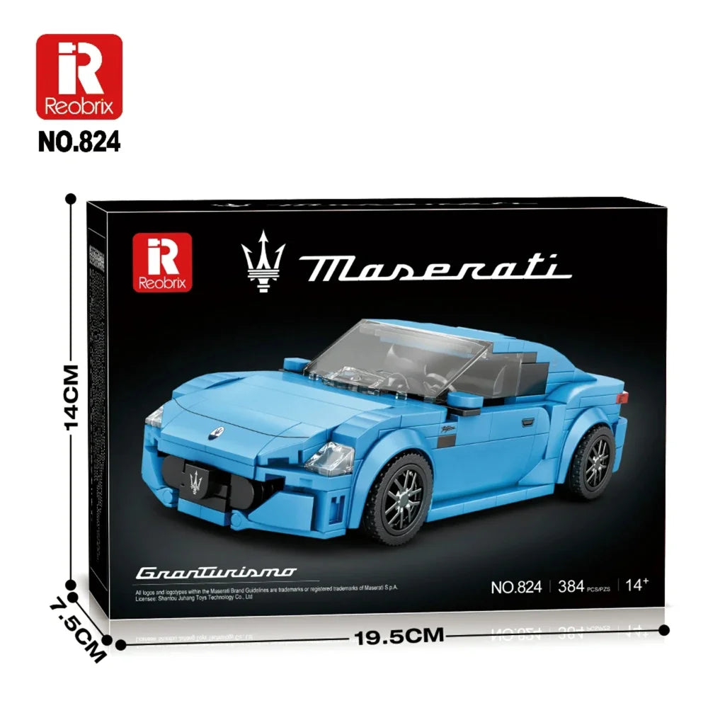 Reobrix ZZ824 The Blue Maserati GranTurismo