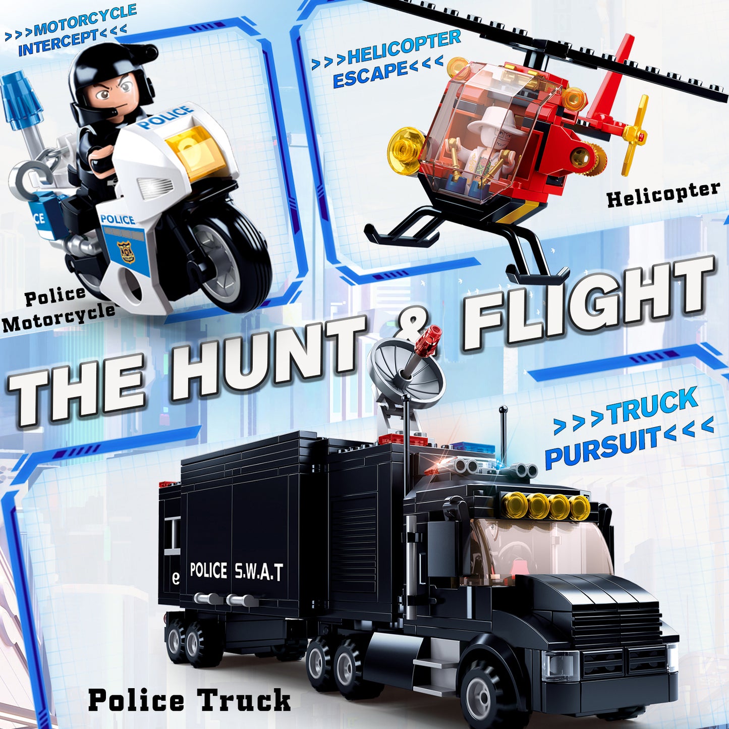 Sluban M38-B0659 SWAT Police Chase
