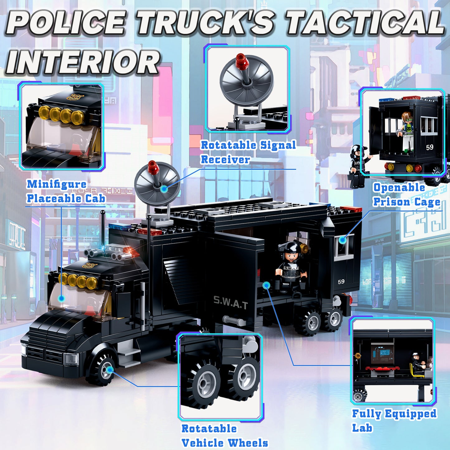 Sluban M38-B0659 SWAT Police Chase