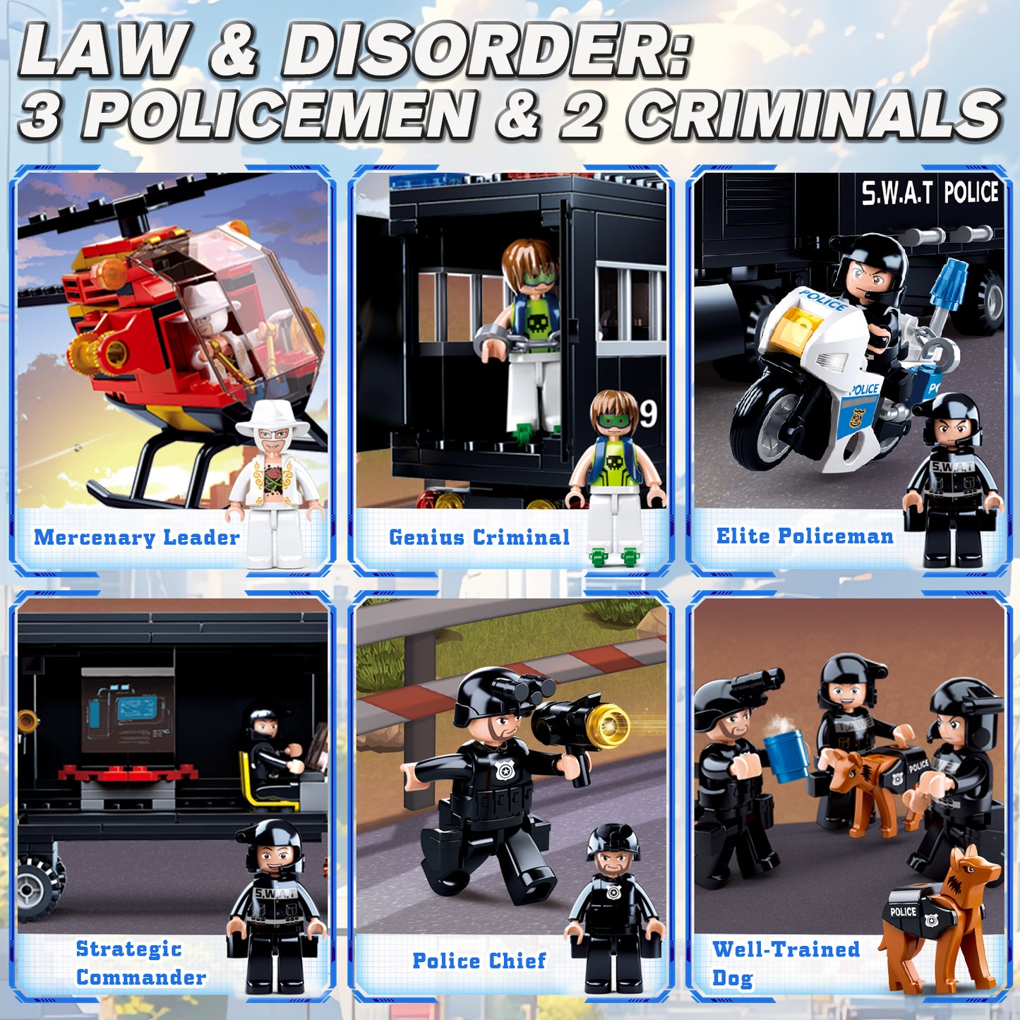 Sluban M38-B0659 SWAT Police Chase
