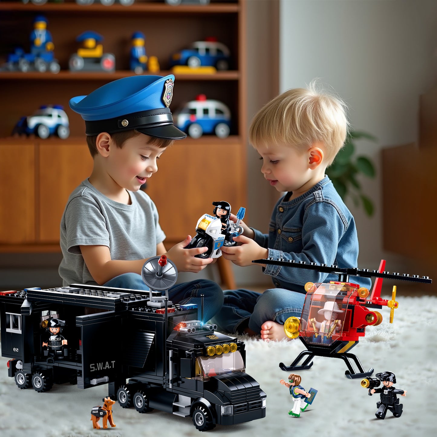 Sluban M38-B0659 SWAT Police Chase