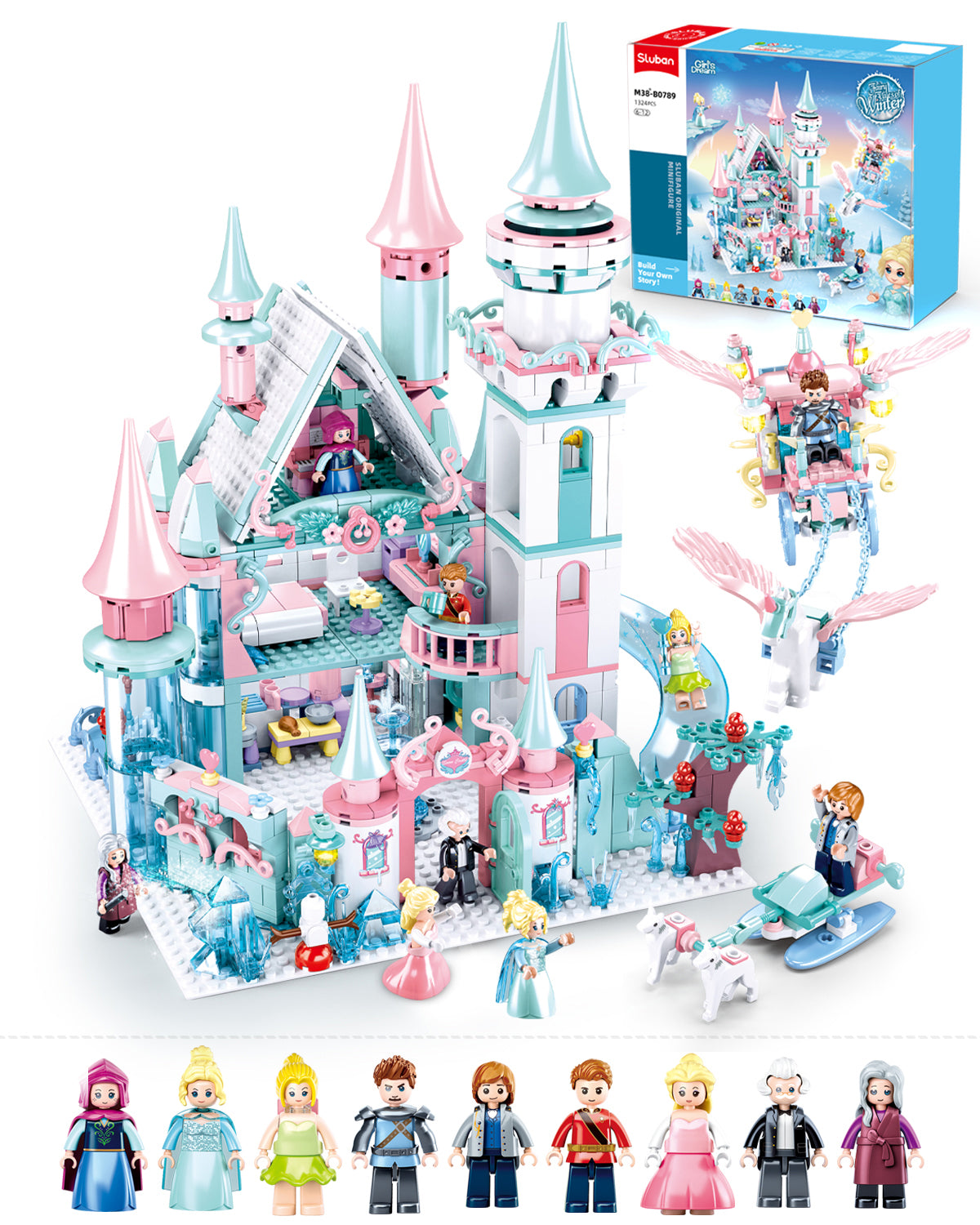 Frozen Castle Girl Set, 1314 Teile