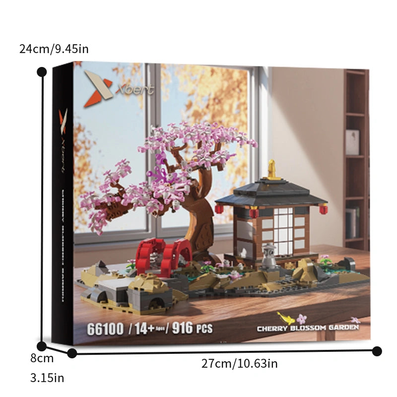 Xbert 66100 Cherry Blossom Garden Building Set