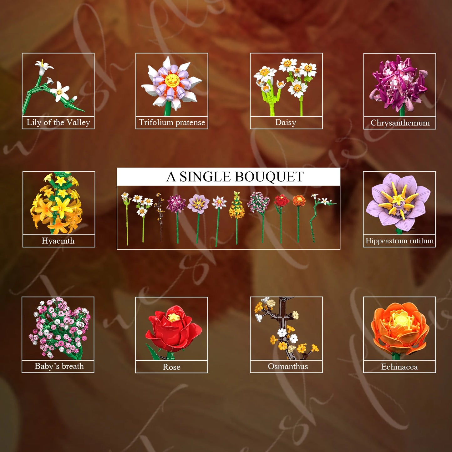 FreeTribe 11006 Bouquet of Flowers