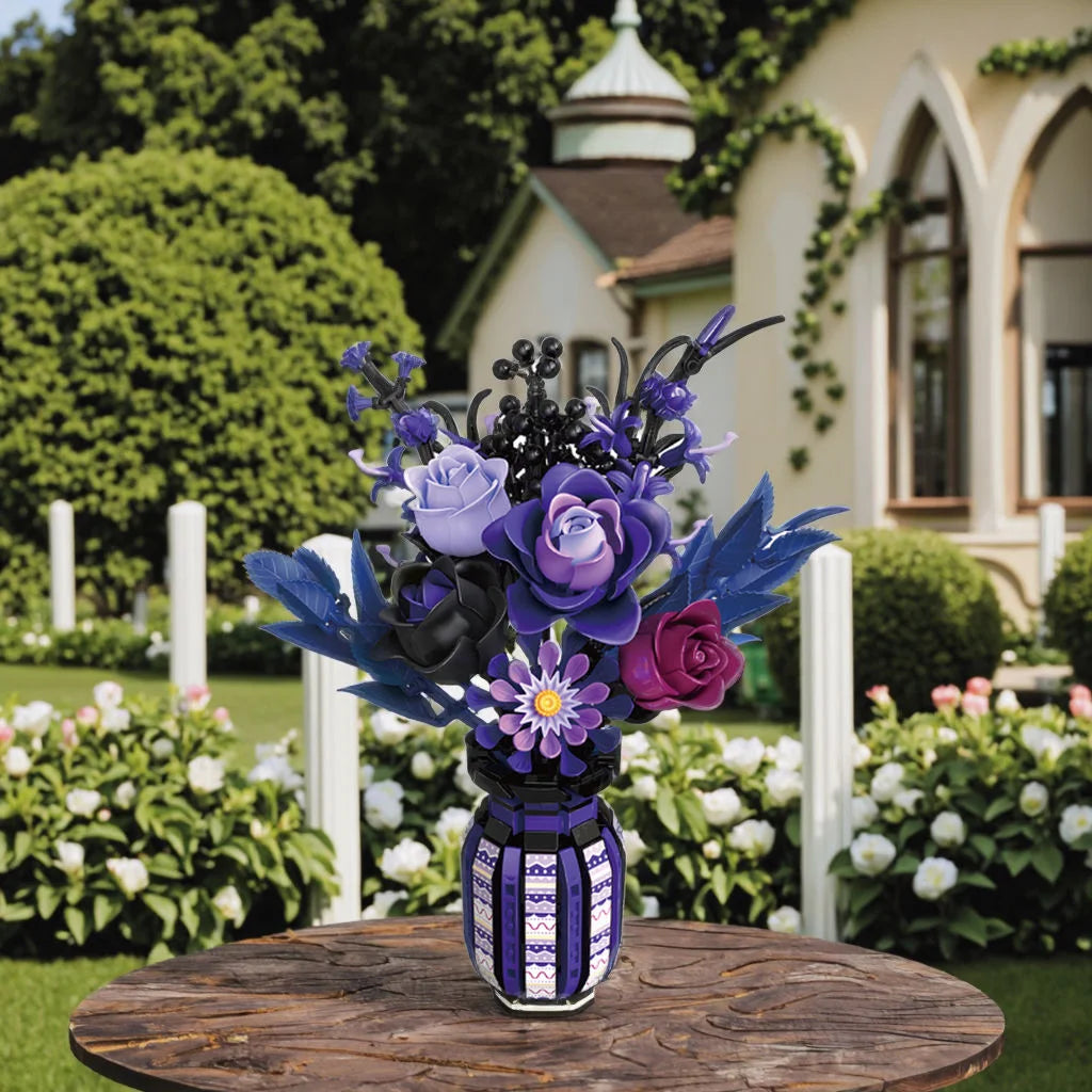 FreeTribe 11010 Gothic-style flowers