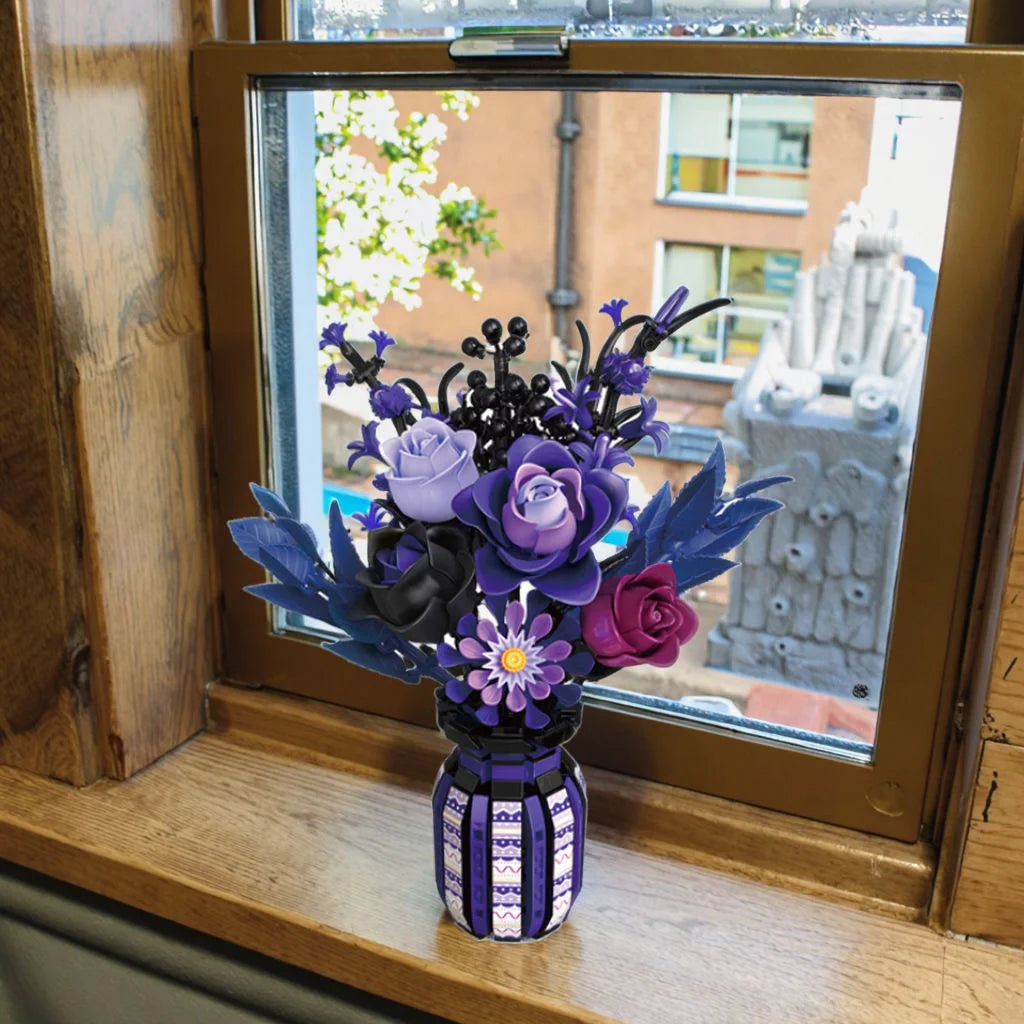 FreeTribe 11010 Gothic-style flowers