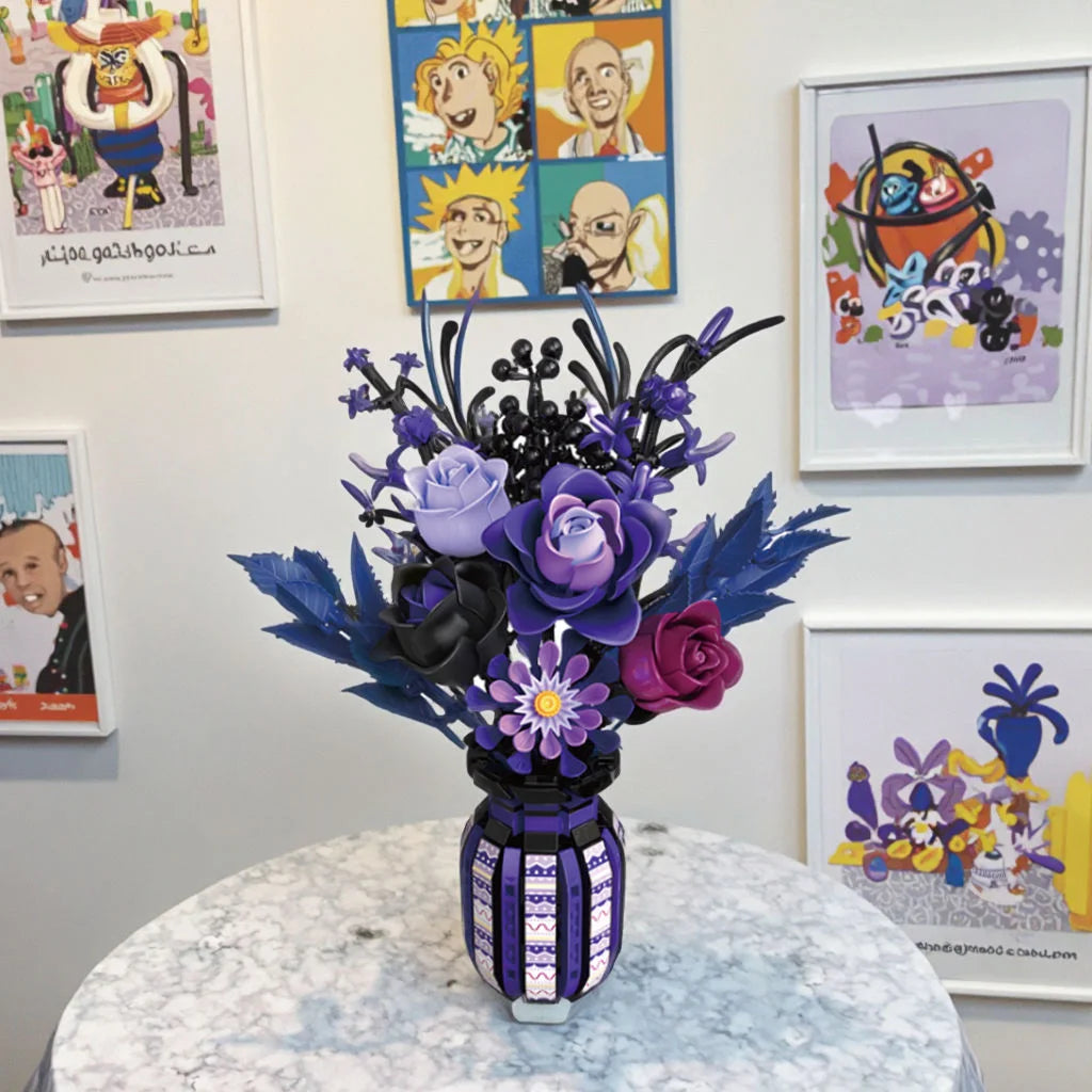 FreeTribe 11010 Gothic-style flowers