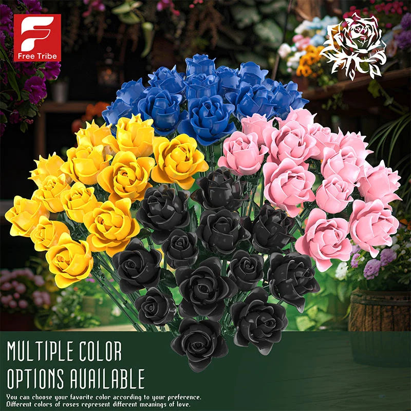 FreeTribe 11018 Blue Rose