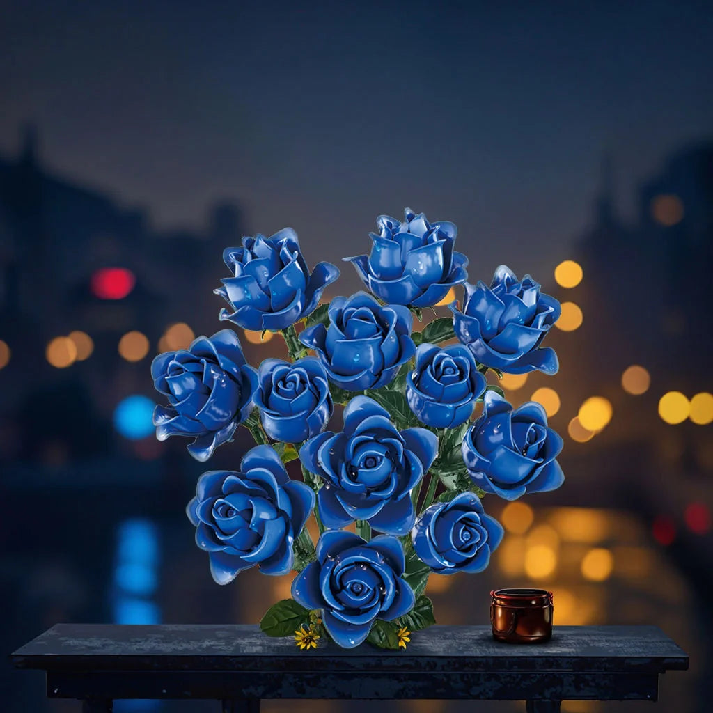 FreeTribe 11018 Blue Rose