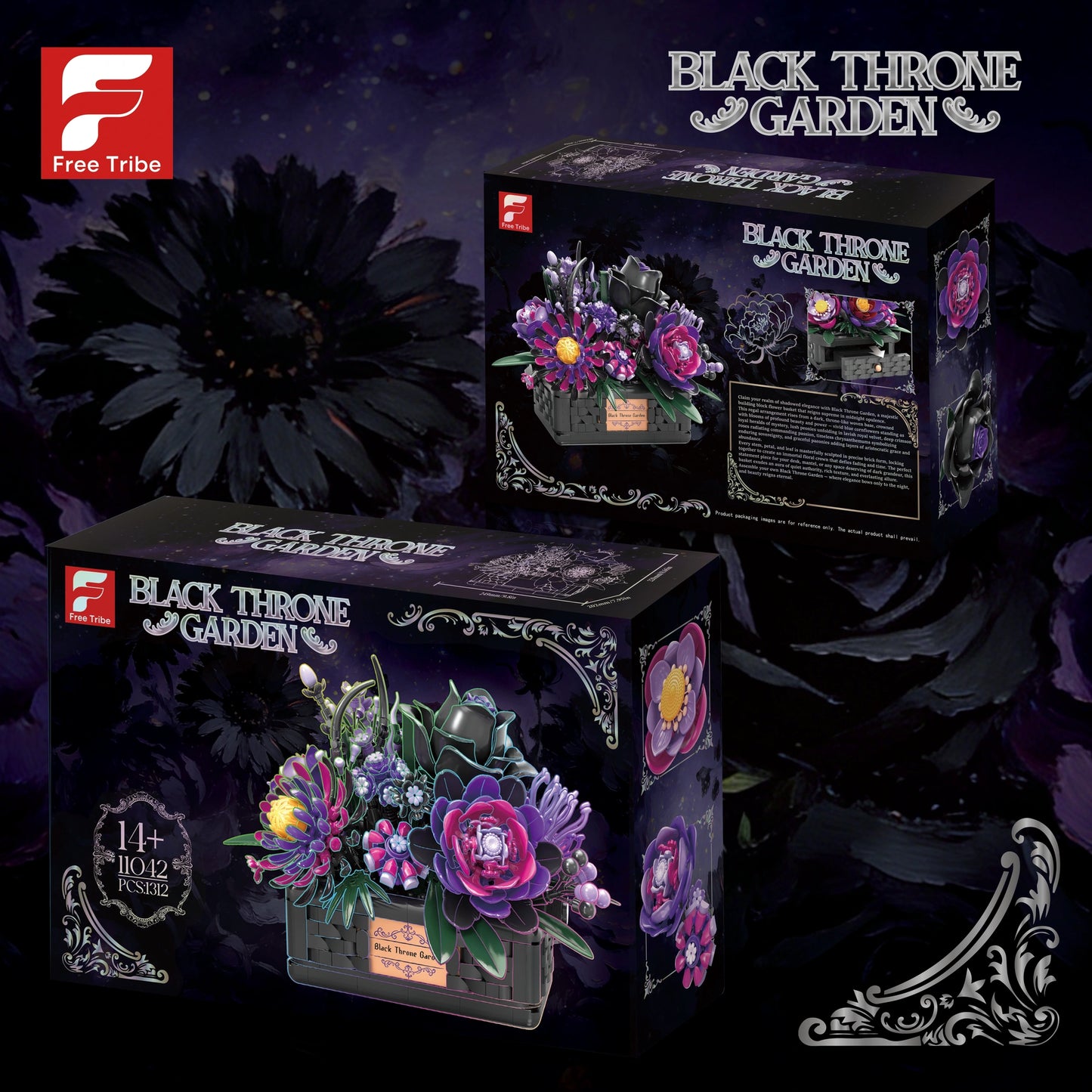 FreeTribe 11042 Black Throne Garden