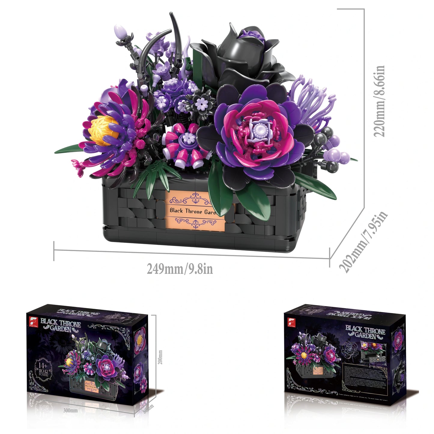 FreeTribe 11042 Black Throne Garden