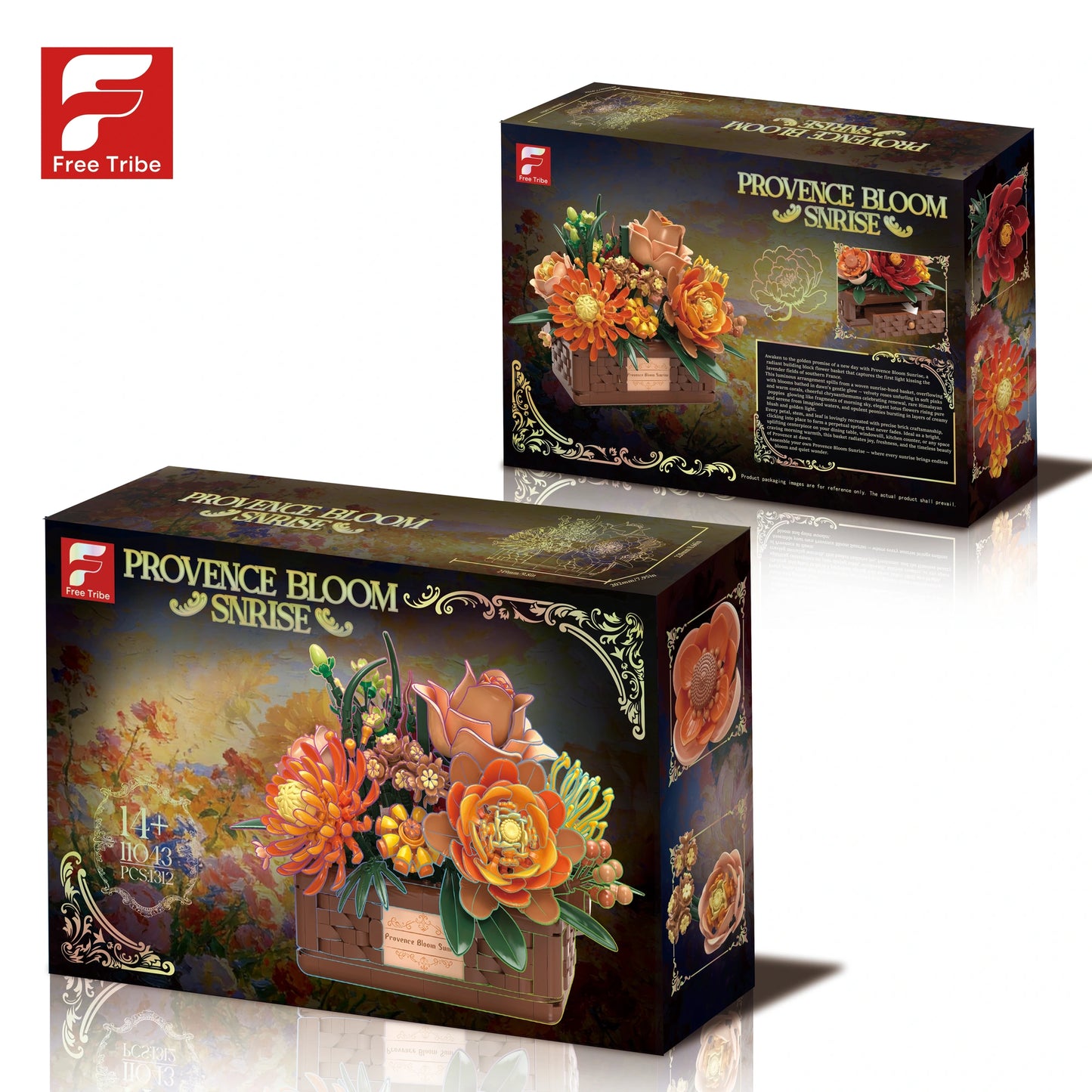 FreeTribe 11043 Provence Bloom Sunrise