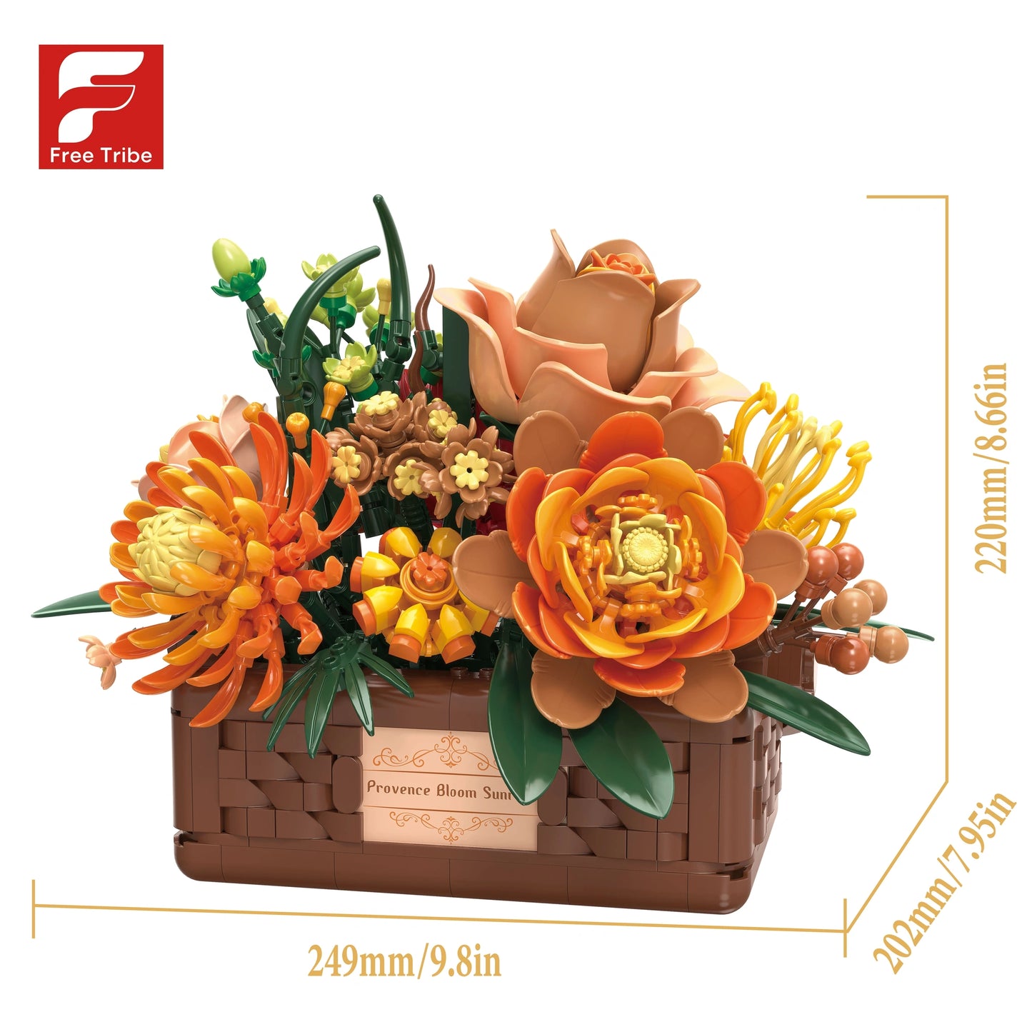FreeTribe 11043 Provence Bloom Sunrise