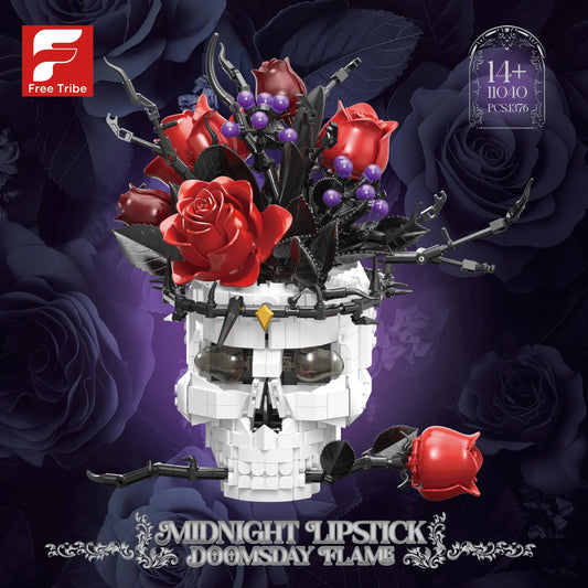 FreeTribe 11040 Midnight Lipstick-Doomsday Flame